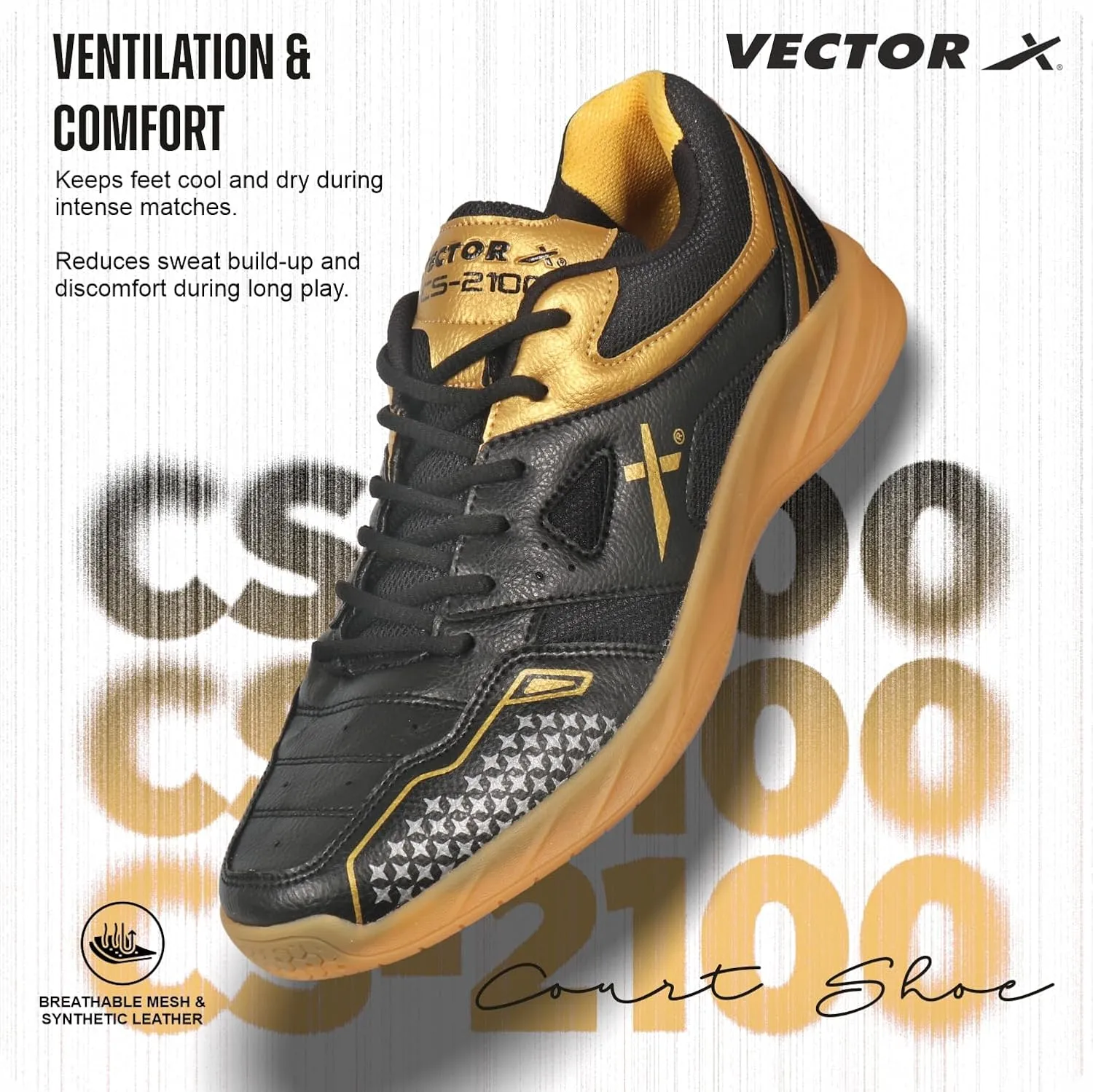 CS-2100 Court Shoes for Boys & Girls