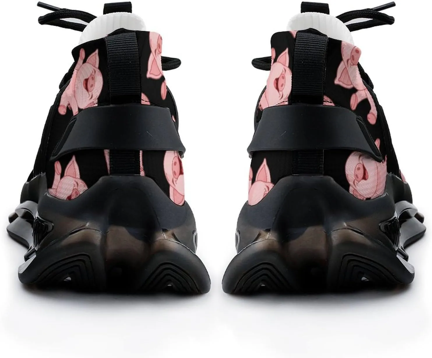 Cute Walking Shoes for Men Lightweight Tennis Fashion Elastic Sports Shoes Cushion Basketball Shoes