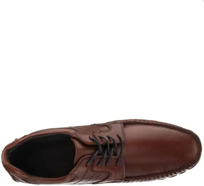 DALGALA Men's Cinammon Big Size Handmade Leather Penny Loafers Casual Shoes Driving Loafers Lace up Shoes