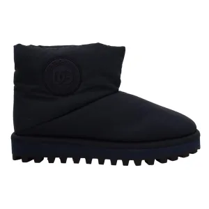Dolce & Gabbana Elegant Ankle Height Blue Boots for Sophisticated Style