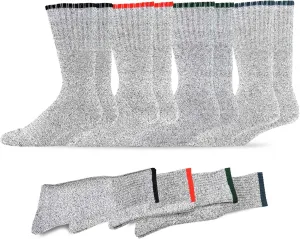 Eco Friendly Heavy Weight Recyled Cotton Winter Thermal Boot Socks Multi Pair for Women Men