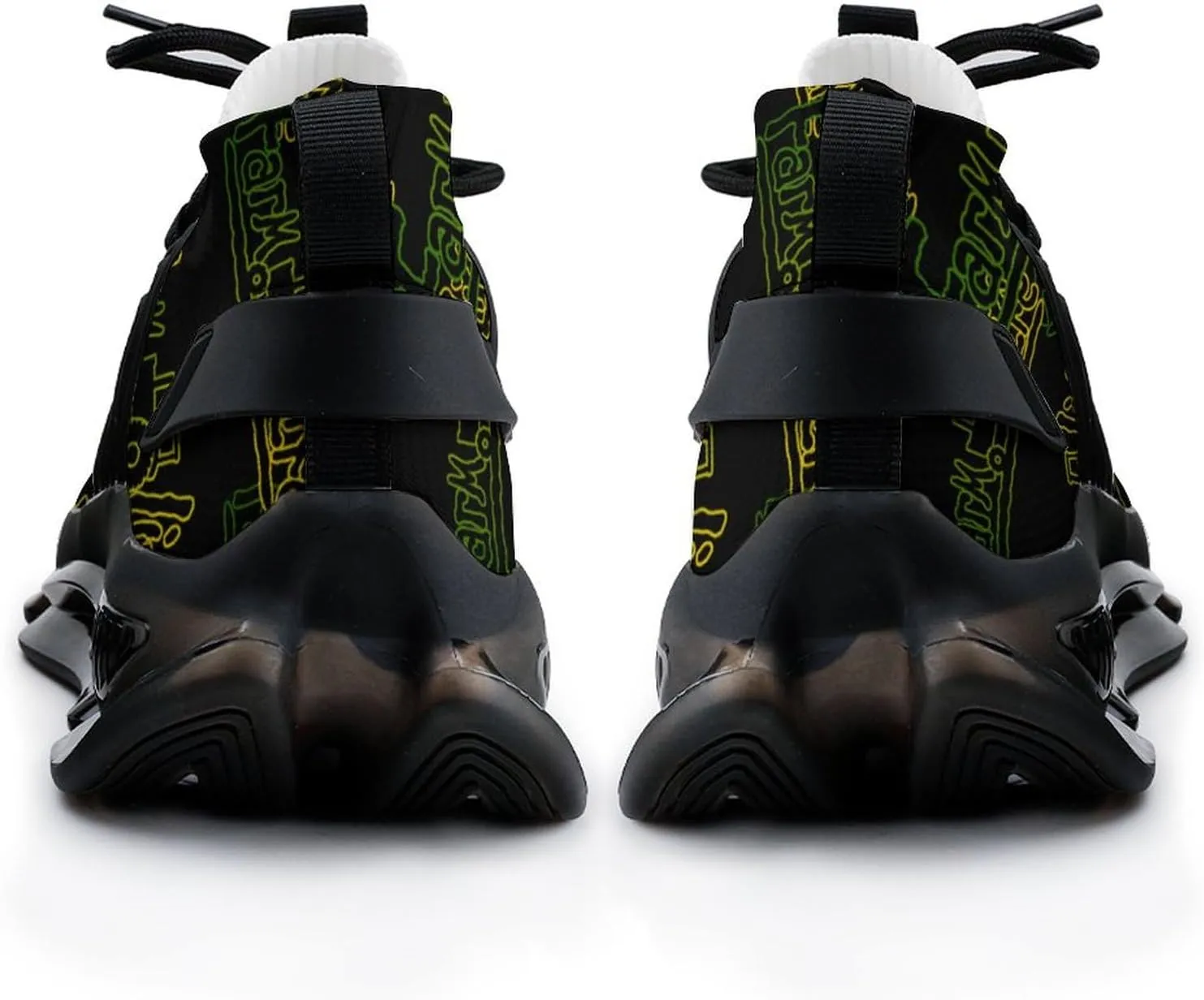 Farm Life Tractpr Walking Shoes for Men Lightweight Tennis Fashion Elastic Sports Shoes Cushion Basketball Shoes