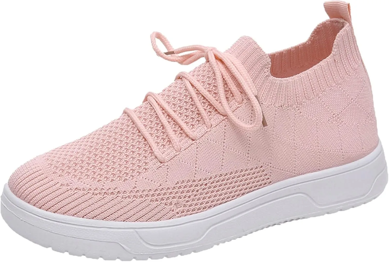 Fashion Summer and Autumn Women Mesh Breathable Flat Bottom Lightweight Comfortable Casual Style Beach Socks for Men (6.5) Pink