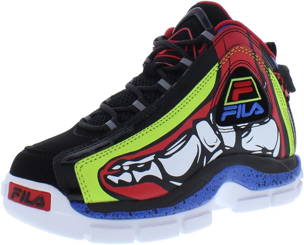Fila Grant Hill 2 Racing Boys Shoes Size 10.5, Color: Multicolor