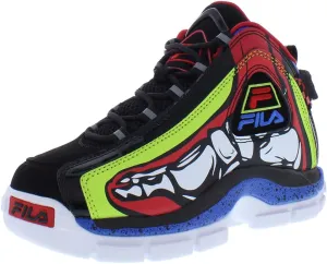 Fila Grant Hill 2 Racing Boys Shoes Size 10.5, Color: Multicolor