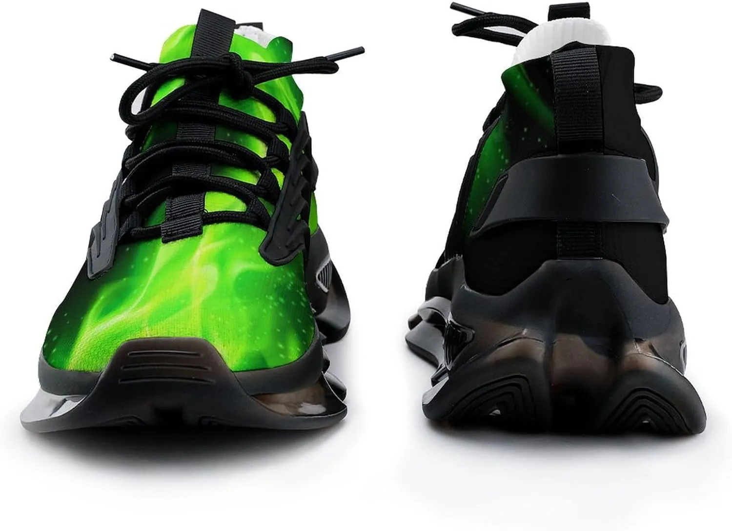 Fire Head of Dragon Walking Shoes for Men Lightweight Tennis Fashion Elastic Sports Shoes Cushion Basketball Shoes