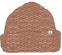 Fisherman Marl Beanie - Burnt Orange