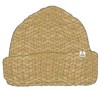 Fisherman Marl Beanie - Mustard Yellow