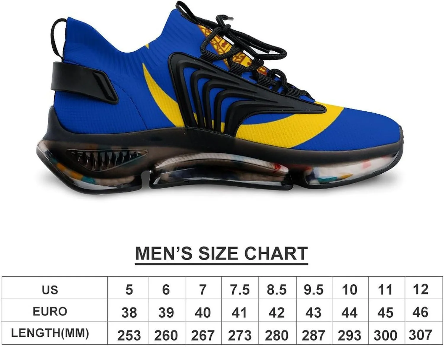 Flag of Koror State Walking Shoes for Men Lightweight Tennis Fashion Elastic Sports Shoes Cushion Basketball Shoes