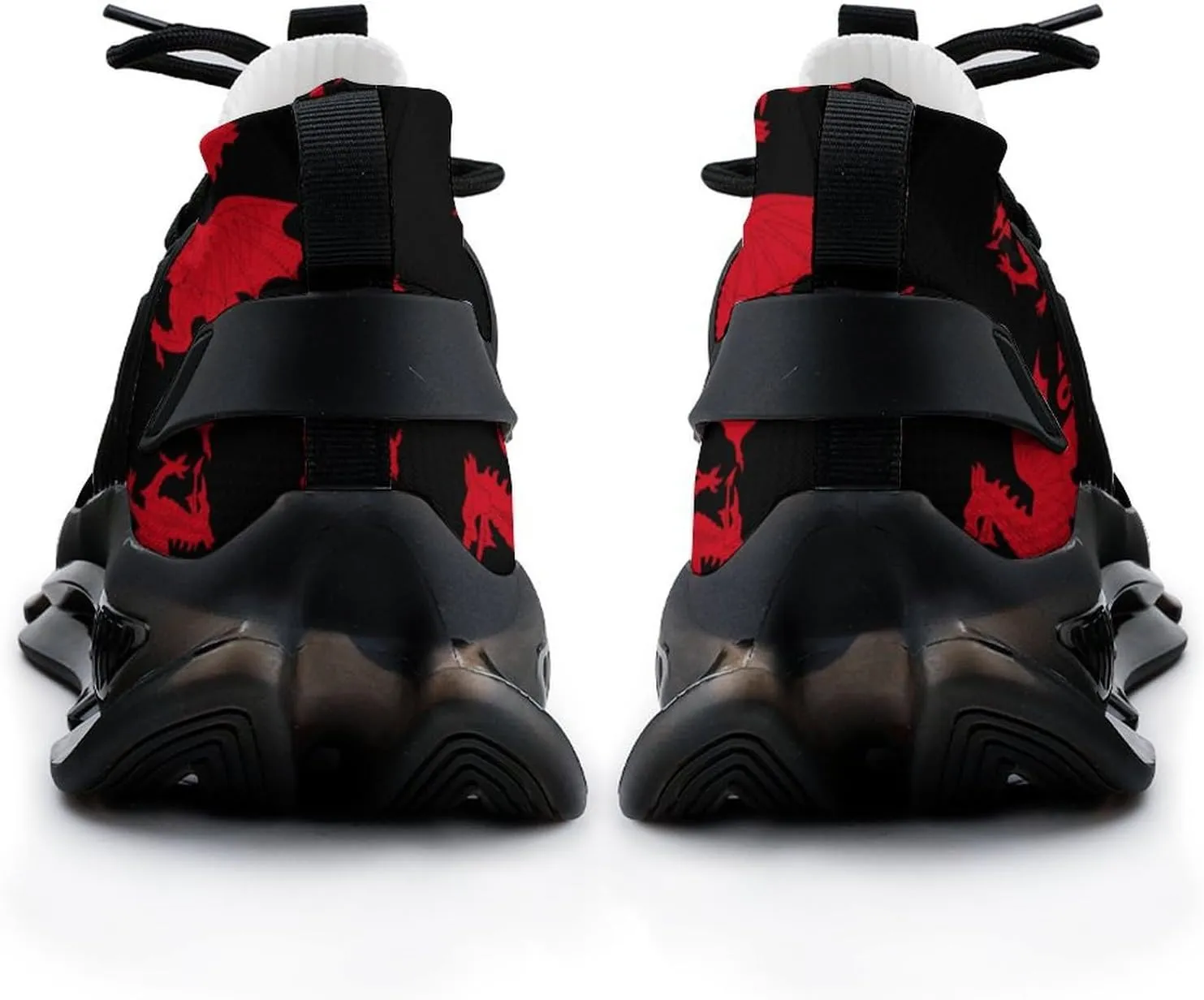 Flag of Wales Welsh Dragon Walking Shoes for Men Lightweight Tennis Fashion Elastic Sports Shoes Cushion Basketball Shoes