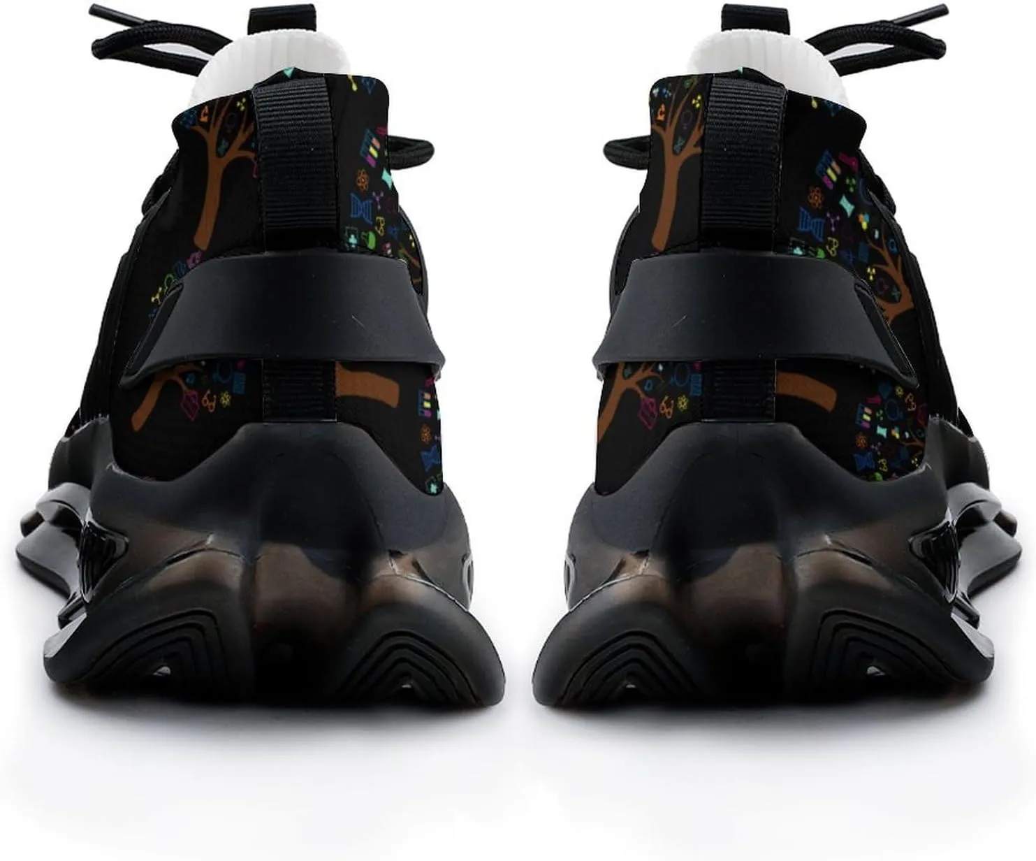 for Future Scientists Walking Shoes for Men Lightweight Tennis Fashion Elastic Sports Shoes Cushion Basketball Shoes