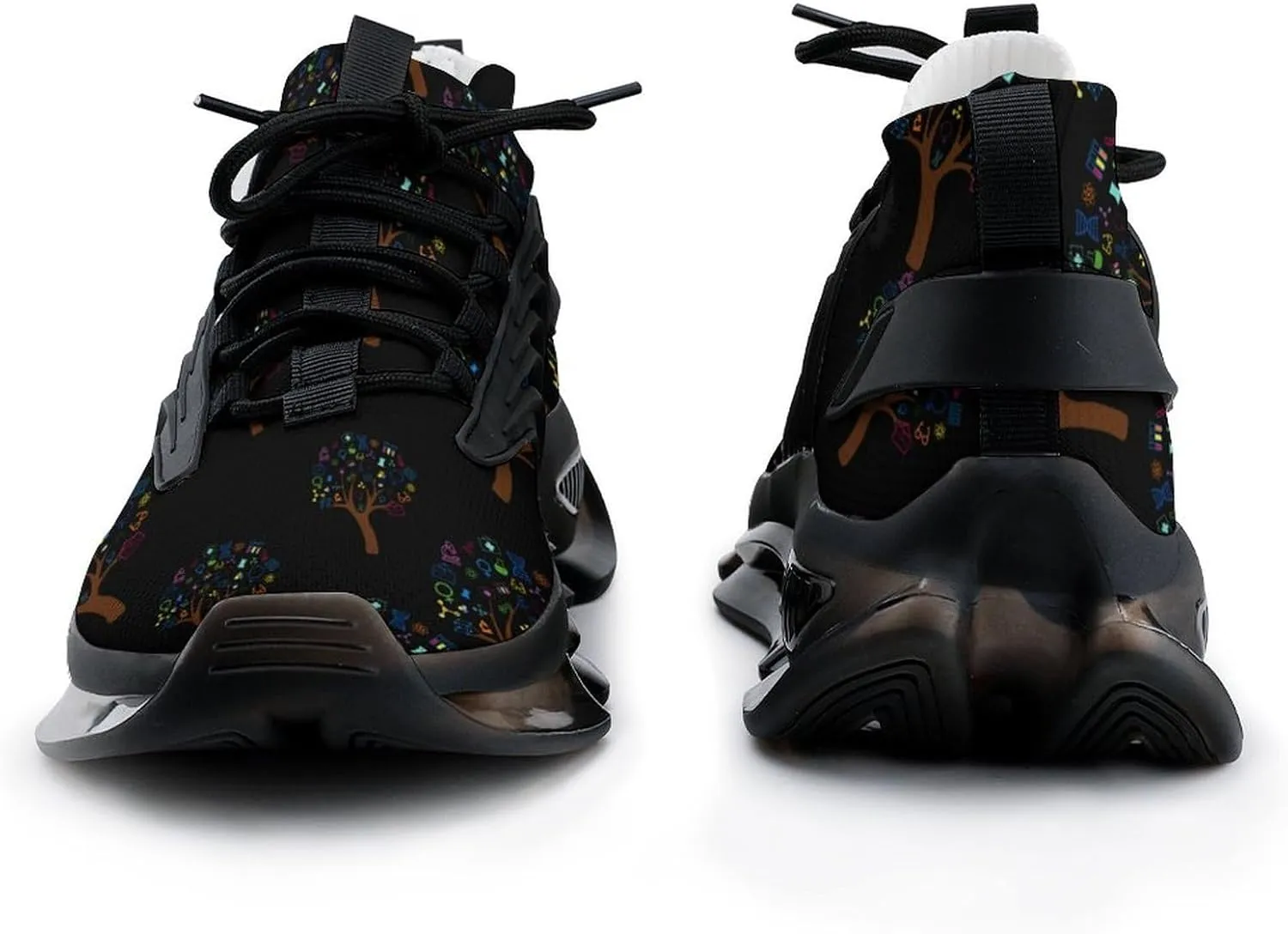 for Future Scientists Walking Shoes for Men Lightweight Tennis Fashion Elastic Sports Shoes Cushion Basketball Shoes