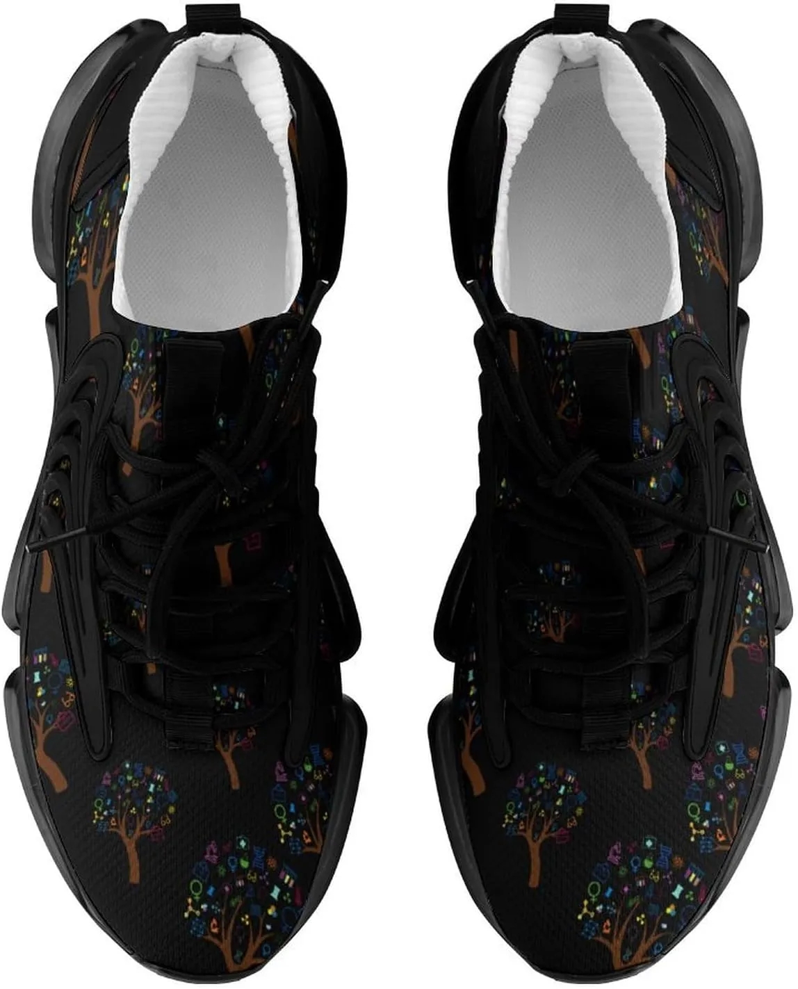 for Future Scientists Walking Shoes for Men Lightweight Tennis Fashion Elastic Sports Shoes Cushion Basketball Shoes