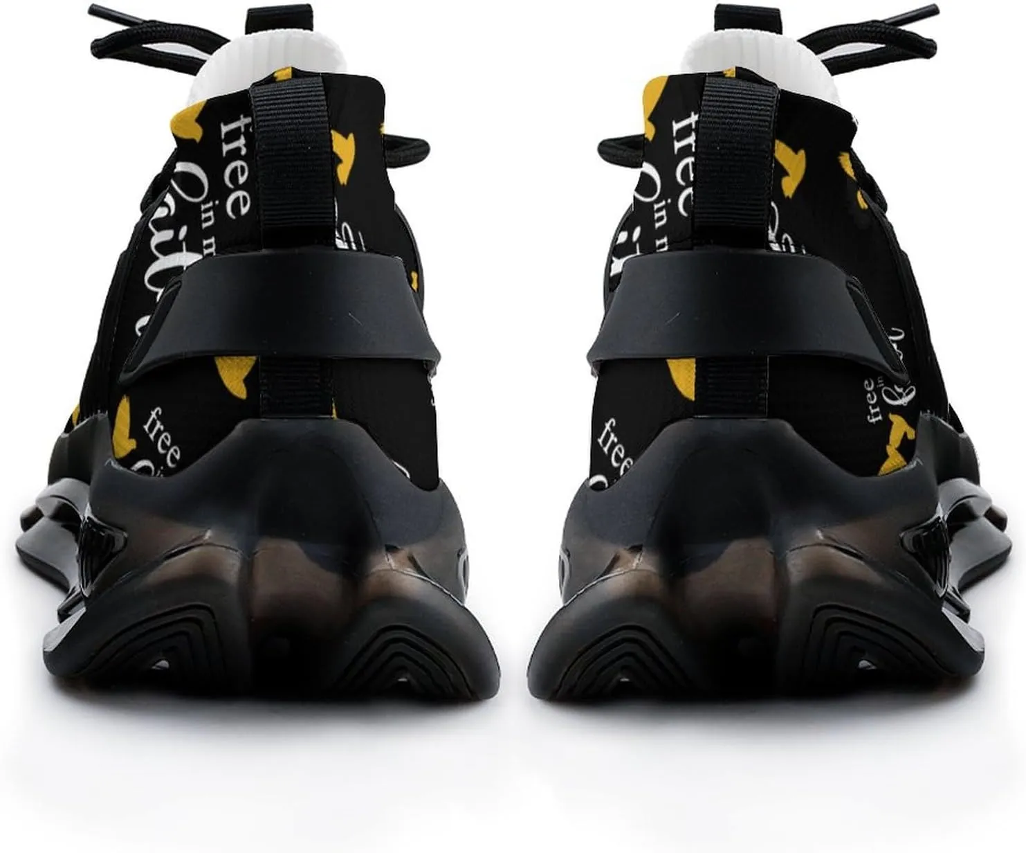 Free in My Faith Pigeon Walking Shoes for Men Lightweight Tennis Fashion Elastic Sports Shoes Cushion Basketball Shoes