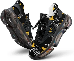 Free in My Faith Pigeon Walking Shoes for Men Lightweight Tennis Fashion Elastic Sports Shoes Cushion Basketball Shoes