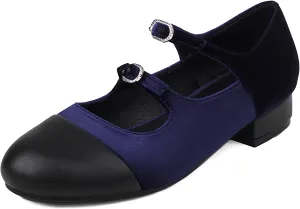 Gicoiz Mary Jane Comfort Womens Ankle Strap Low Heel Pumps