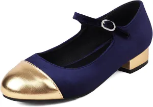 Gicoiz Mary Jane Comfort Womens Ankle Strap Low Heel Pumps