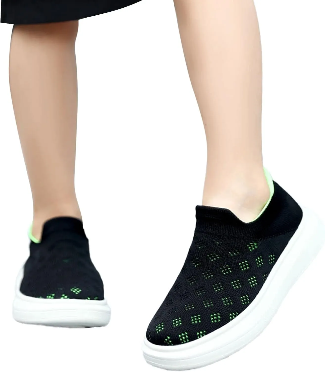 Girls Sneakers Toddler Sneakers Walking Shoes Boys Girls Mesh Tennis Shoes Lightweight Brethable Slip On Sneakers