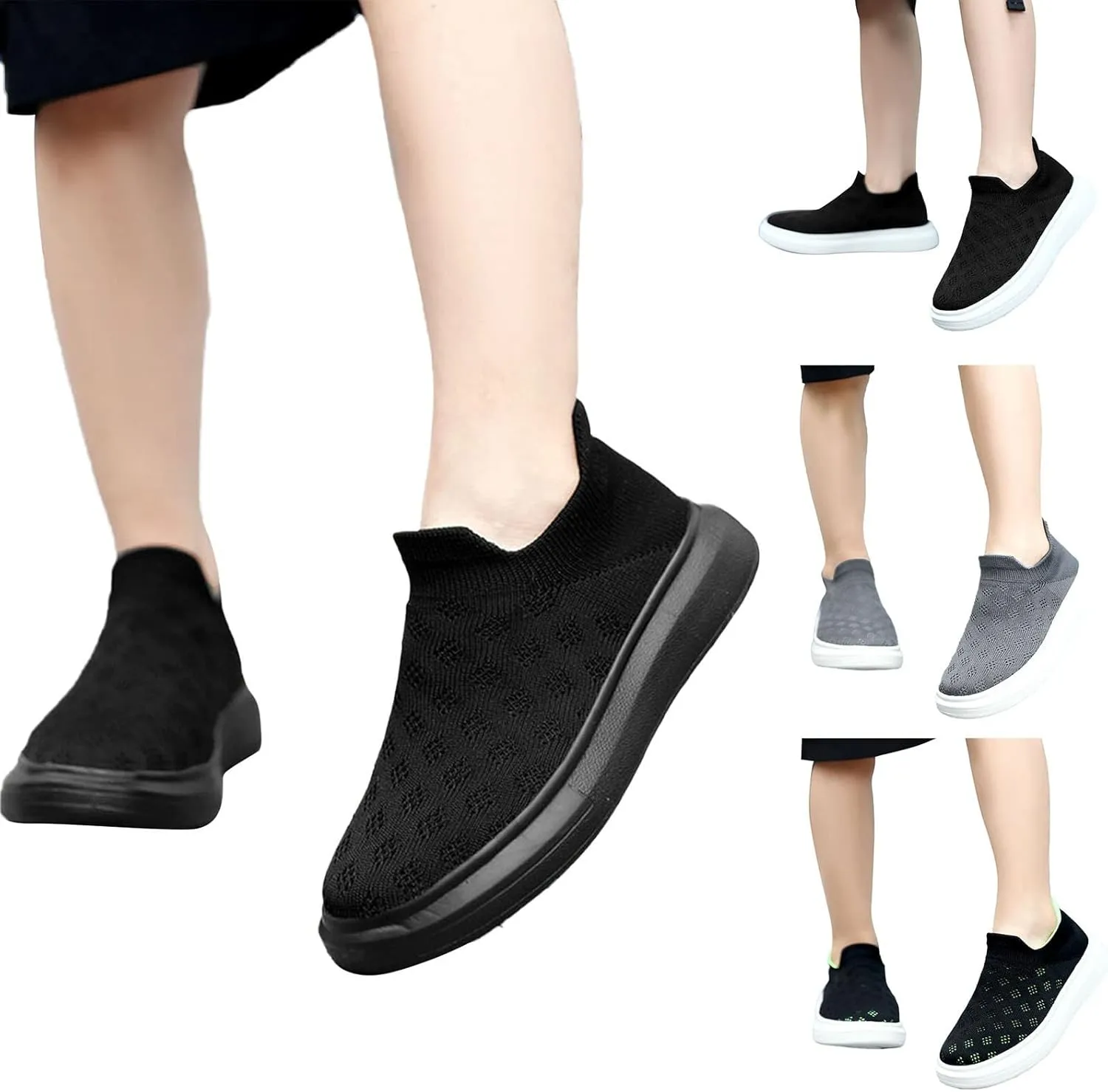 Girls Sneakers Toddler Sneakers Walking Shoes Boys Girls Mesh Tennis Shoes Lightweight Brethable Slip On Sneakers