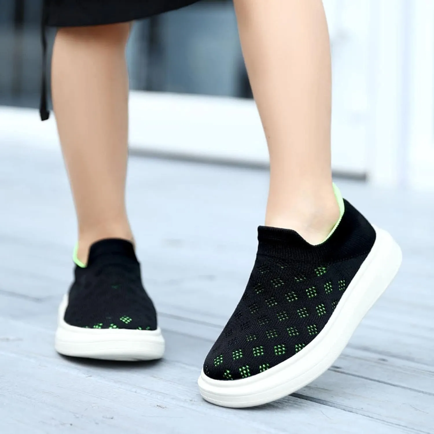 Girls Sneakers Toddler Sneakers Walking Shoes Boys Girls Mesh Tennis Shoes Lightweight Brethable Slip On Sneakers