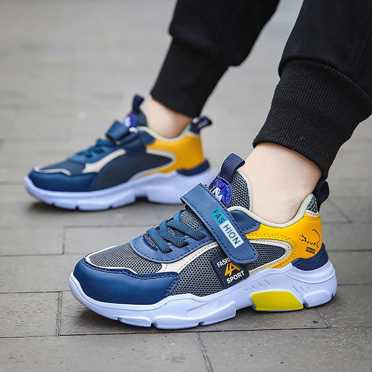 Girls Sneakers Toddler Sneakers Walking Shoes Boys Girls Toddler Tennis Shoes Lightweight Brethable Slip On Sneakers