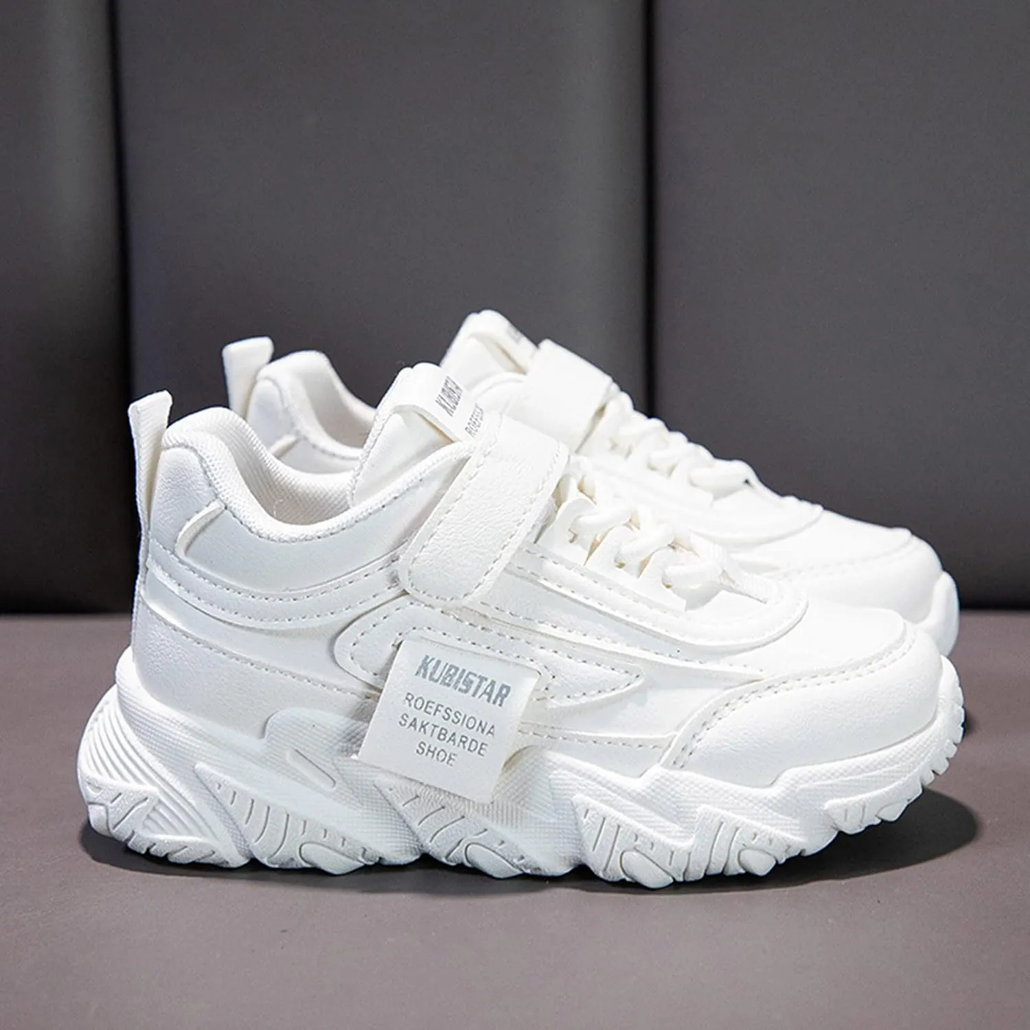Girls Sneakers,Sneakers for Girls Fashion Sports Athletic Running Sneakers Kids Breathable Lace Up Mesh Walking Shoes