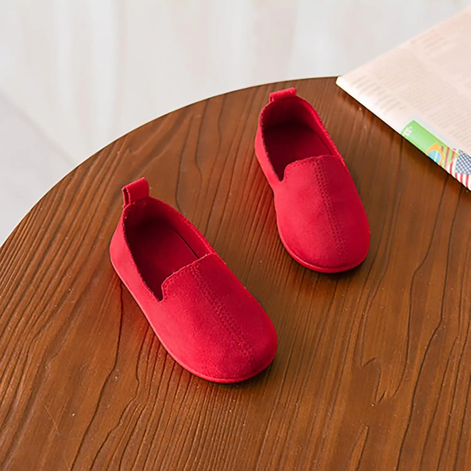 Girls Tennis Shoes Toddler Baby Girls Shoes Fashion Girls Autumn Casual Shoes Solid Color Bright Toddler Shoes