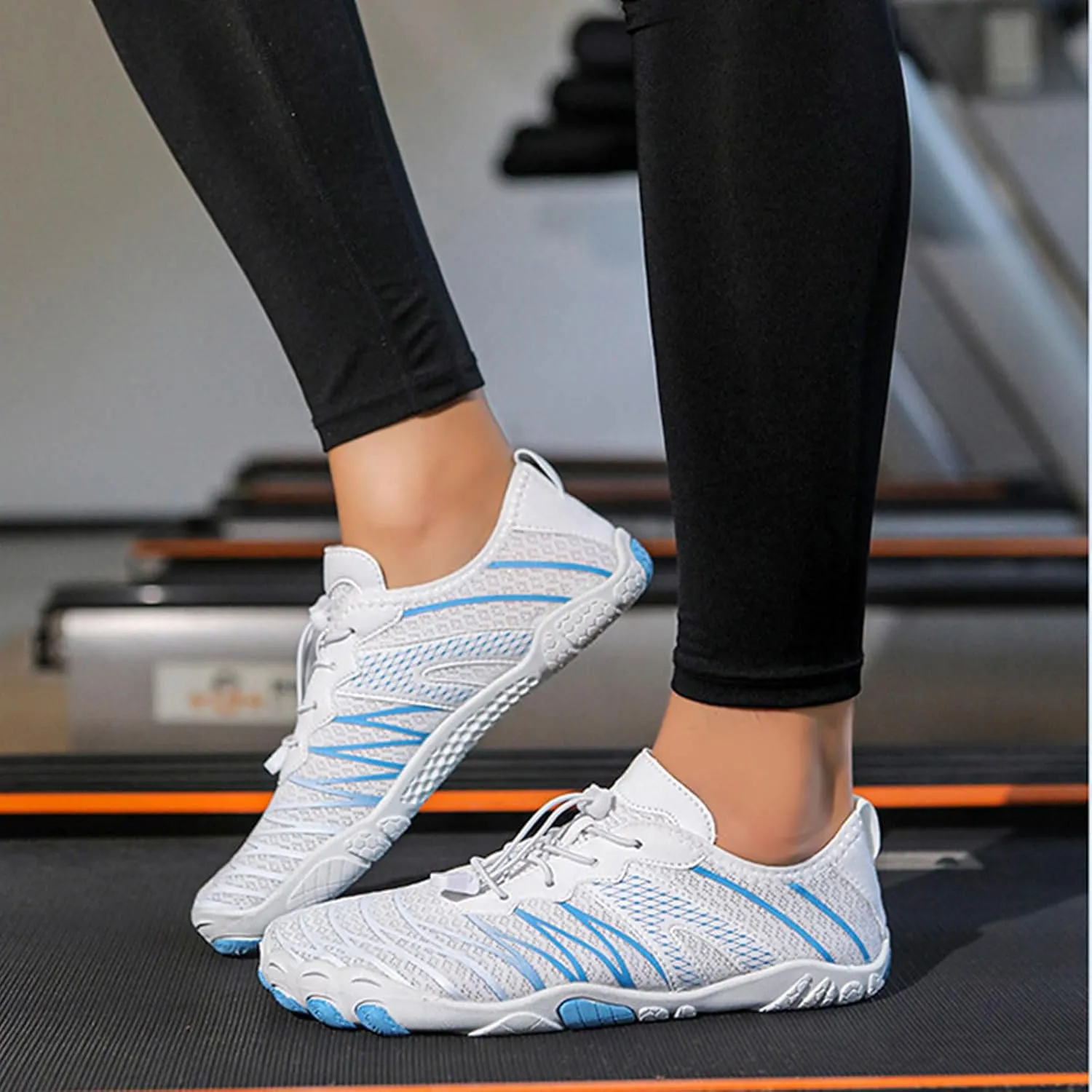 Grounded Footwear Shoes Women Men Non-Slip Healthy Pro Barefoot Shoe Quick-Dry Aqua Shoes Unisex Ortho Stretch Cushion Sneakers Breathable Walking Sneakers with Non-Slip Sole & Wide Toe Box