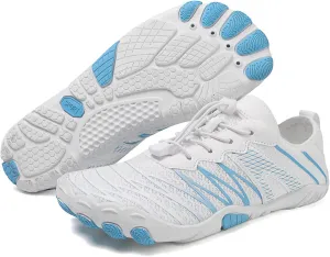 Grounded Footwear Shoes Women Men Non-Slip Healthy Pro Barefoot Shoe Quick-Dry Aqua Shoes Unisex Ortho Stretch Cushion Sneakers Breathable Walking Sneakers with Non-Slip Sole & Wide Toe Box