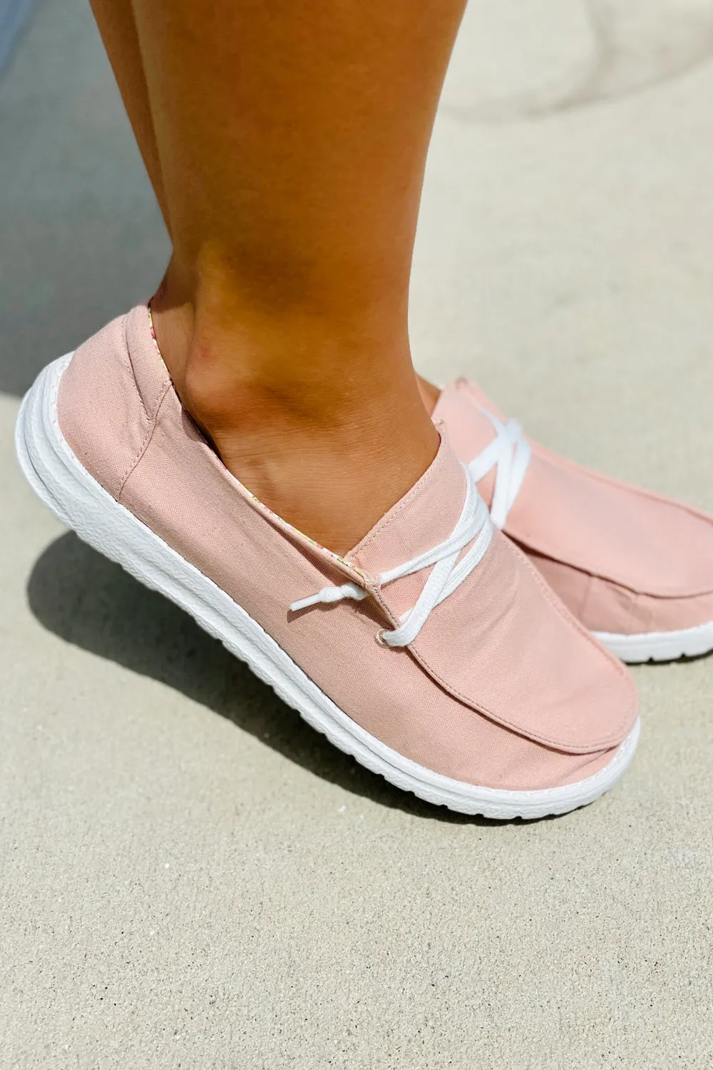 Gypsy Jazz: Holly Canvas Sneakers - Blush