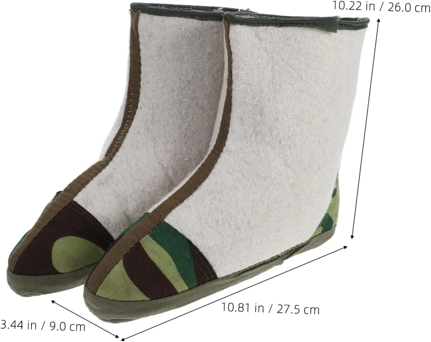 HANABASS 1 Pair Men Winter Boots Waterproof Insulated Cozy Liner Sports Socks Warm Boot Socks