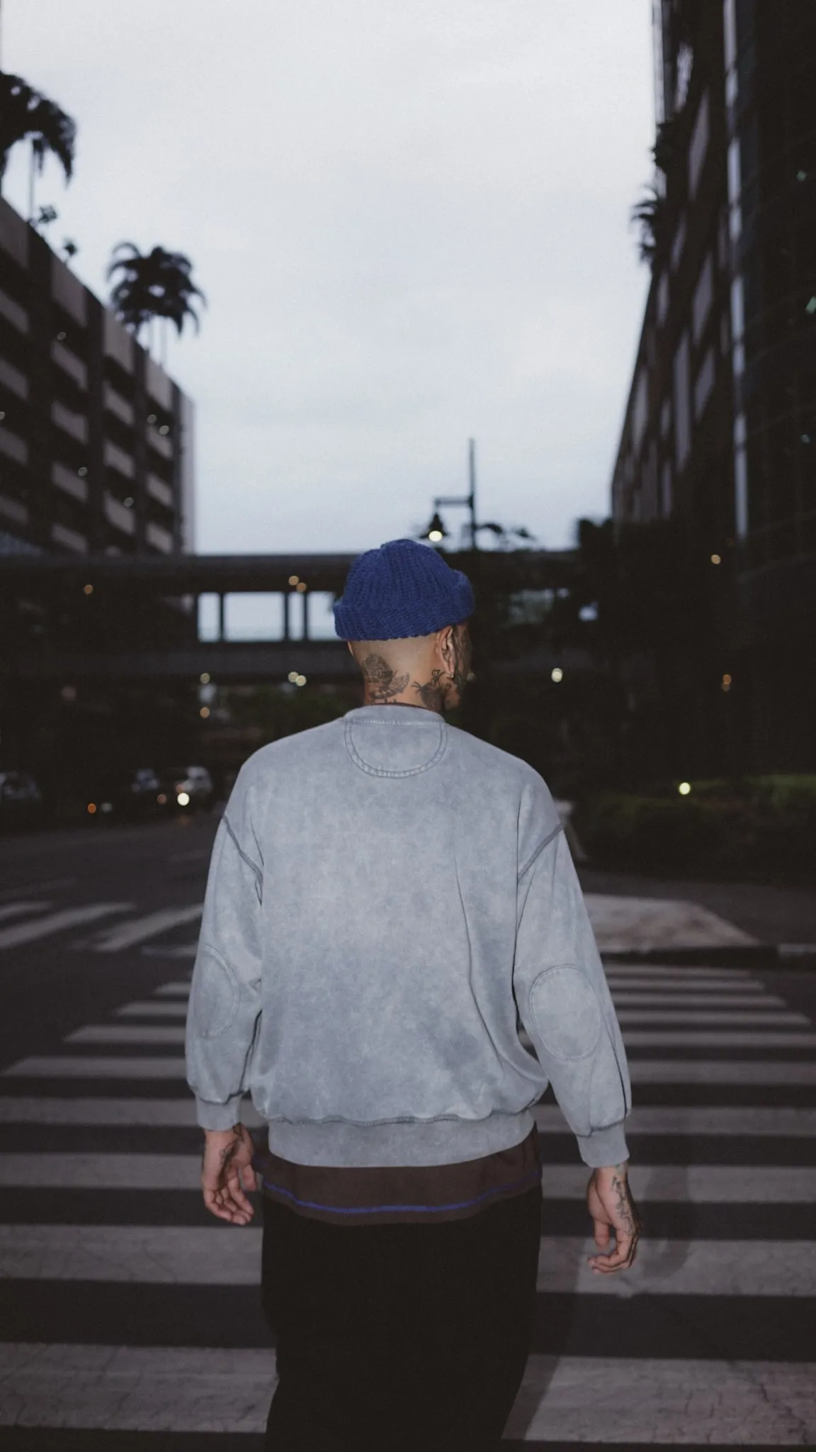 HAND KNIT FISHERMAN BEANIE (IMPERIAL BLUE)