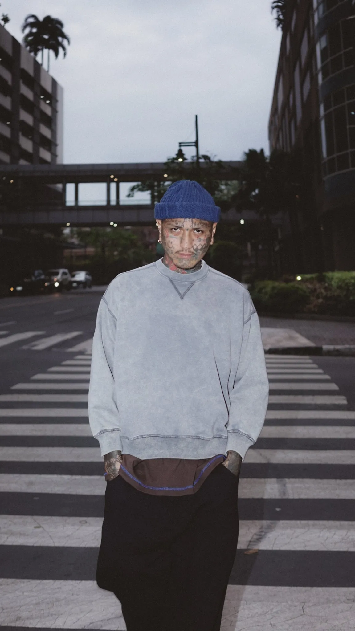 HAND KNIT FISHERMAN BEANIE (IMPERIAL BLUE)