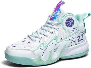 High Top Basketball Shoes Men Shoes Women Shoes Non-Slip Breathable Outdoor Shoes Fashion Graffiti Training Shoes Volleyball Shoes
