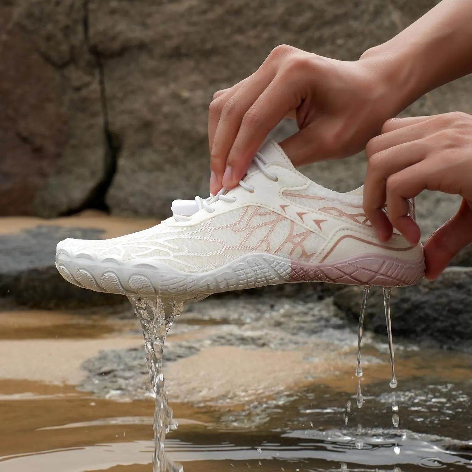 Hike Barefoot Shoes for Women Men Pro-Healthy&Non-Slip Footwear Waterproof Trail Running Wide Toe Water Shoes