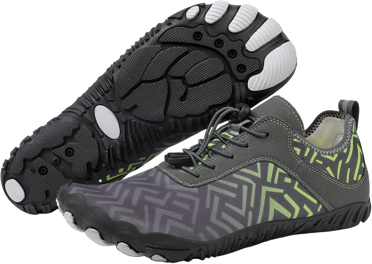 Hike Barefoot Shoes Womens Mens Anti-Slip Grounded Footwear Unisex Quick-Dry Wide Toe Box Healthy Breathable Sneaker Beach Pool Aqua Swim Surf Walking Hiking Shoes