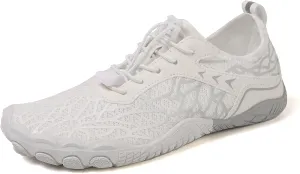 Hike Barefoot Shoes Womens Mens Anti-Slip Hiking Footwear Unisex Athletic Wide Toe Footwear Outdoor Beach Pool Aqua Swim Casual Hiking Shoes Train Healthy Running Sneaker