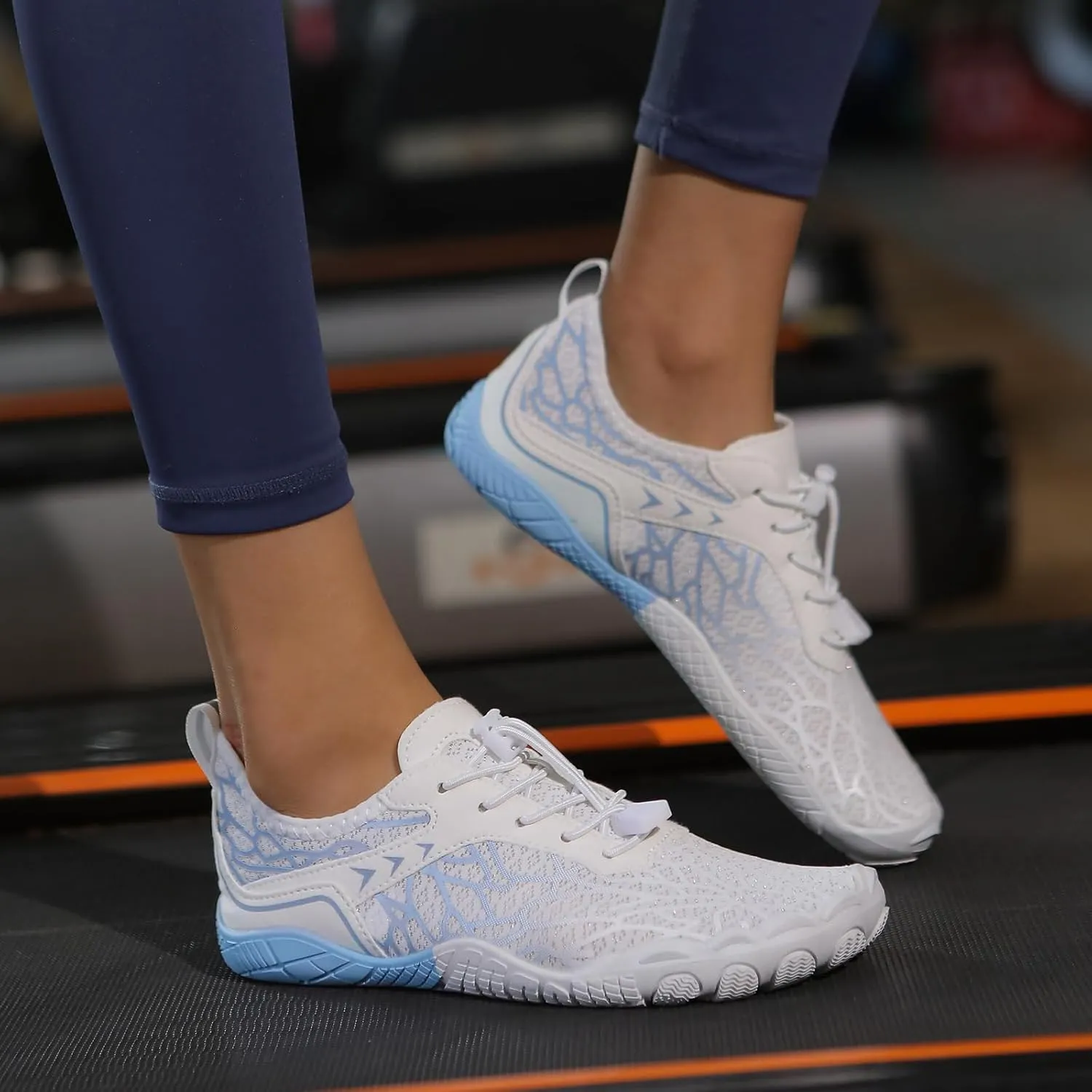 Hike Barefoot Shoes Womens Mens Anti-Slip Hiking Footwear Unisex Athletic Wide Toe Footwear Outdoor Beach Pool Aqua Swim Casual Hiking Shoes Train Healthy Running Sneaker