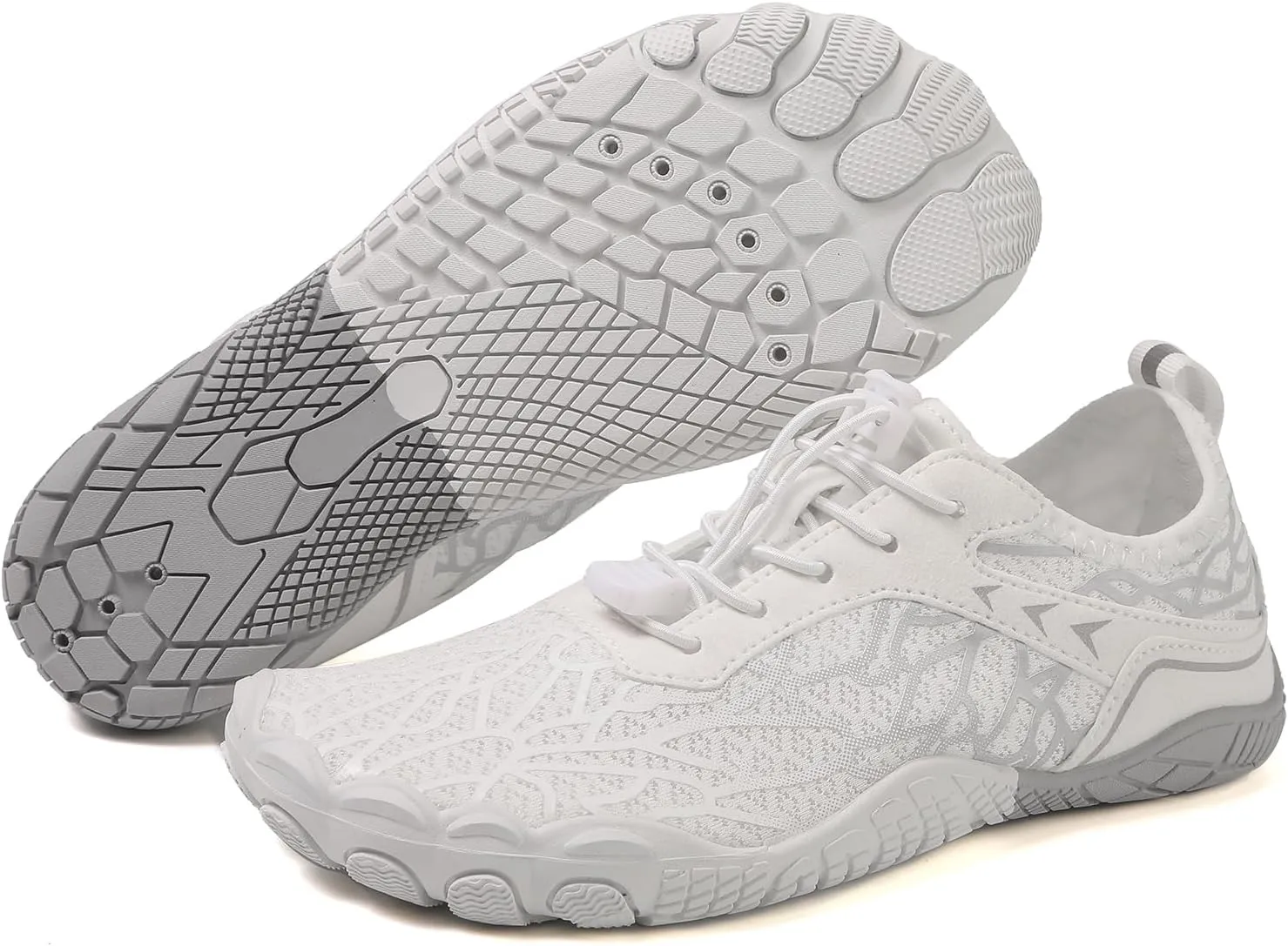 Hike Barefoot Shoes Womens Mens Anti-Slip Hiking Footwear Unisex Athletic Wide Toe Footwear Outdoor Beach Pool Aqua Swim Casual Hiking Shoes Train Healthy Running Sneaker