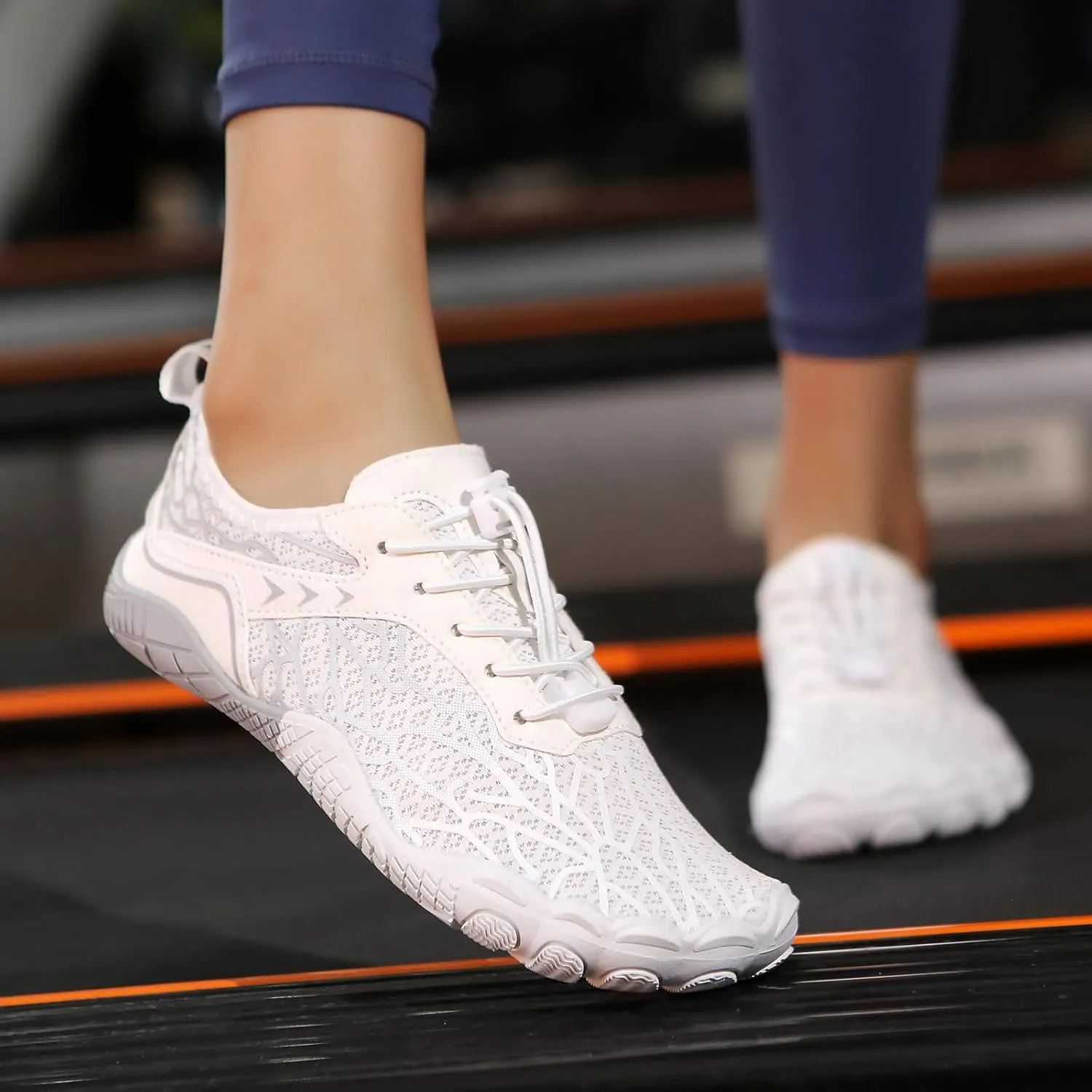 Hike Barefoot Shoes Womens Mens Anti-Slip Hiking Footwear Unisex Athletic Wide Toe Footwear Outdoor Beach Pool Aqua Swim Casual Hiking Shoes Train Healthy Running Sneaker