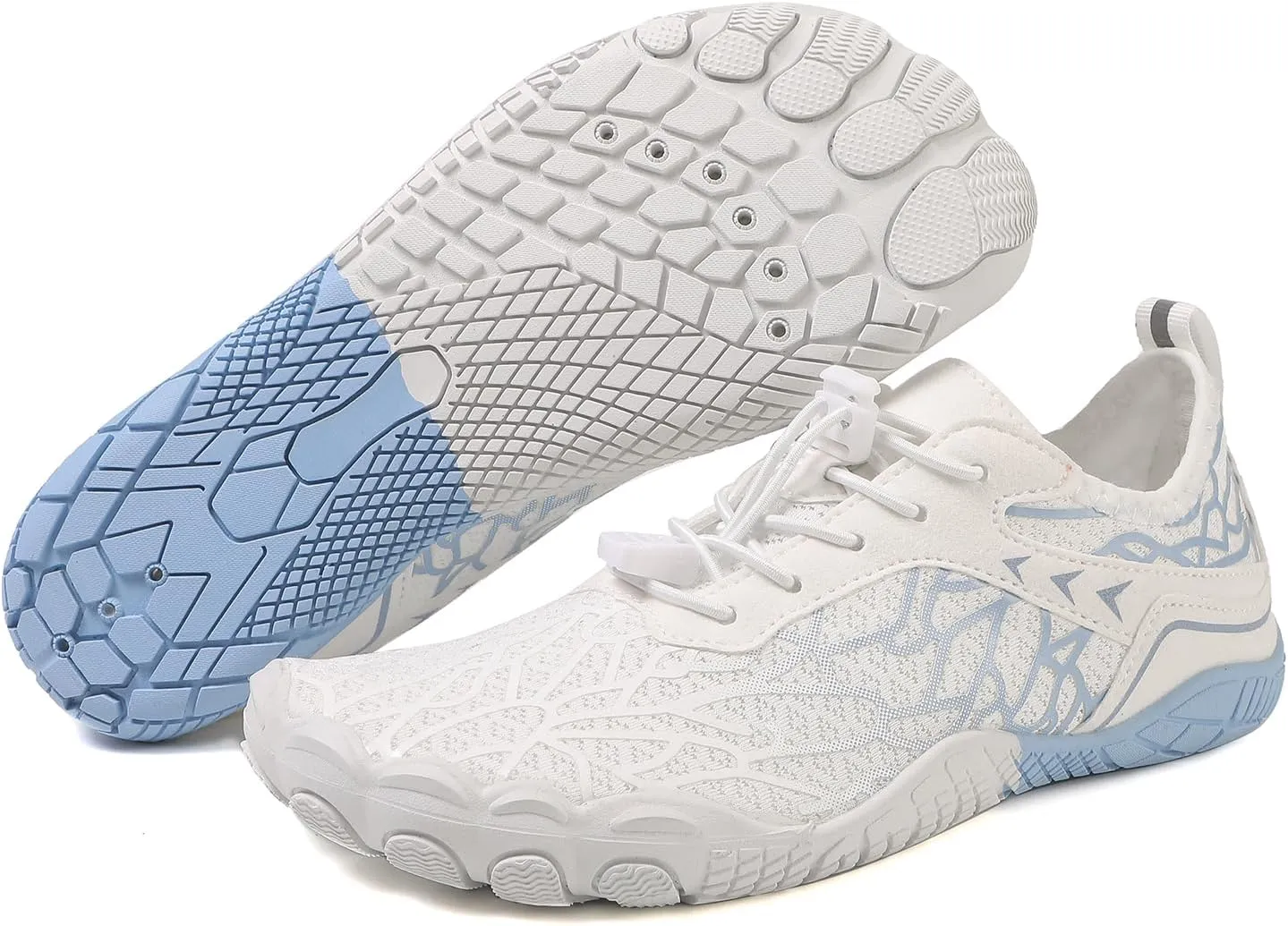 Hike Barefoot Shoes Womens Mens Anti-Slip Hiking Footwear Unisex Athletic Wide Toe Footwear Outdoor Beach Pool Aqua Swim Casual Hiking Shoes Train Healthy Running Sneaker