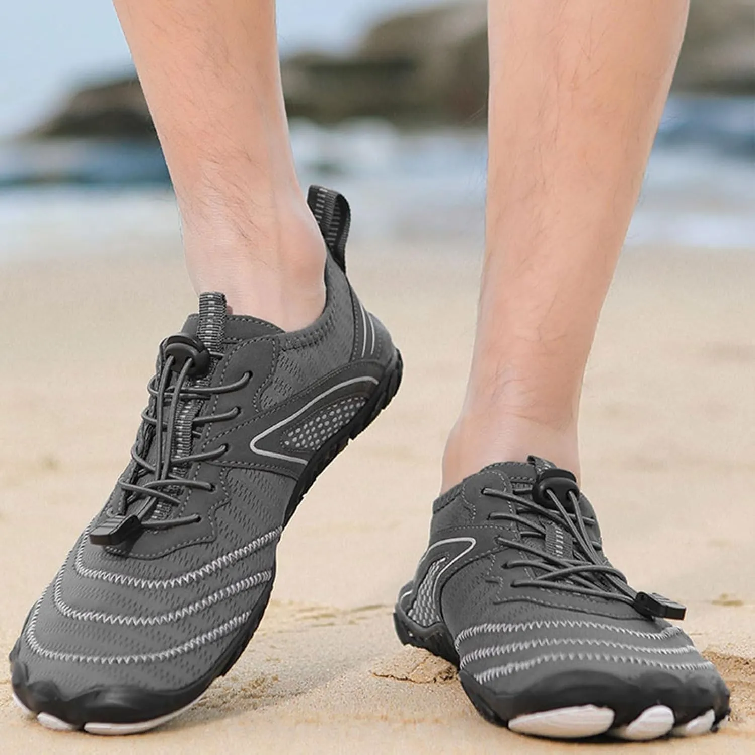 Hiking Barefoot Shoes Women Wide Toe Box Grounded Footwear for Women Healthy & Non-Slip Barefoot Shoes Breathable Zero Drop Shoe Comfortable Casual Sneakers Walking, Running, Pool Swim Shoe Quick Dry