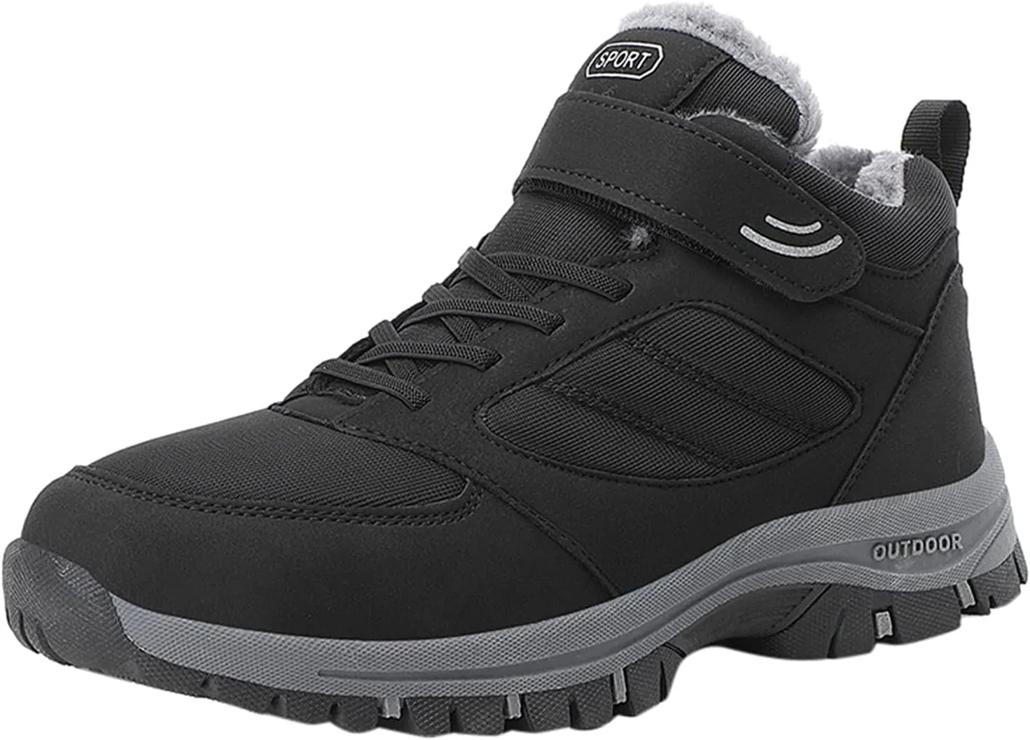 Hiking Boots Women Keep Thermal Water Proof Non Slip Ankle Boots Plus Velvet Warm Winter Sport Booties