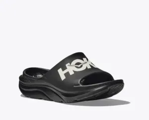 Hoka Unisex Ora Athletic Slides- Black/White