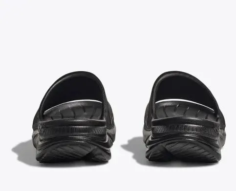 Hoka Unisex Ora Athletic Slides- Black/White