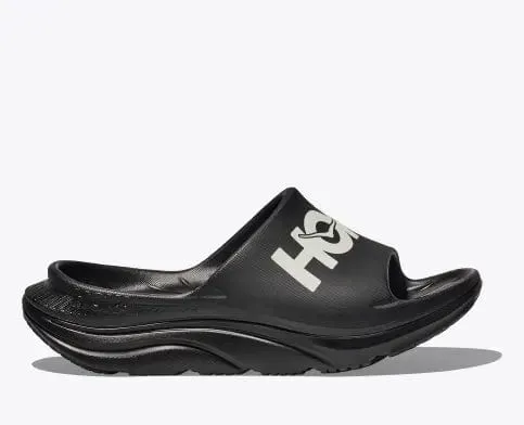 Hoka Unisex Ora Athletic Slides- Black/White