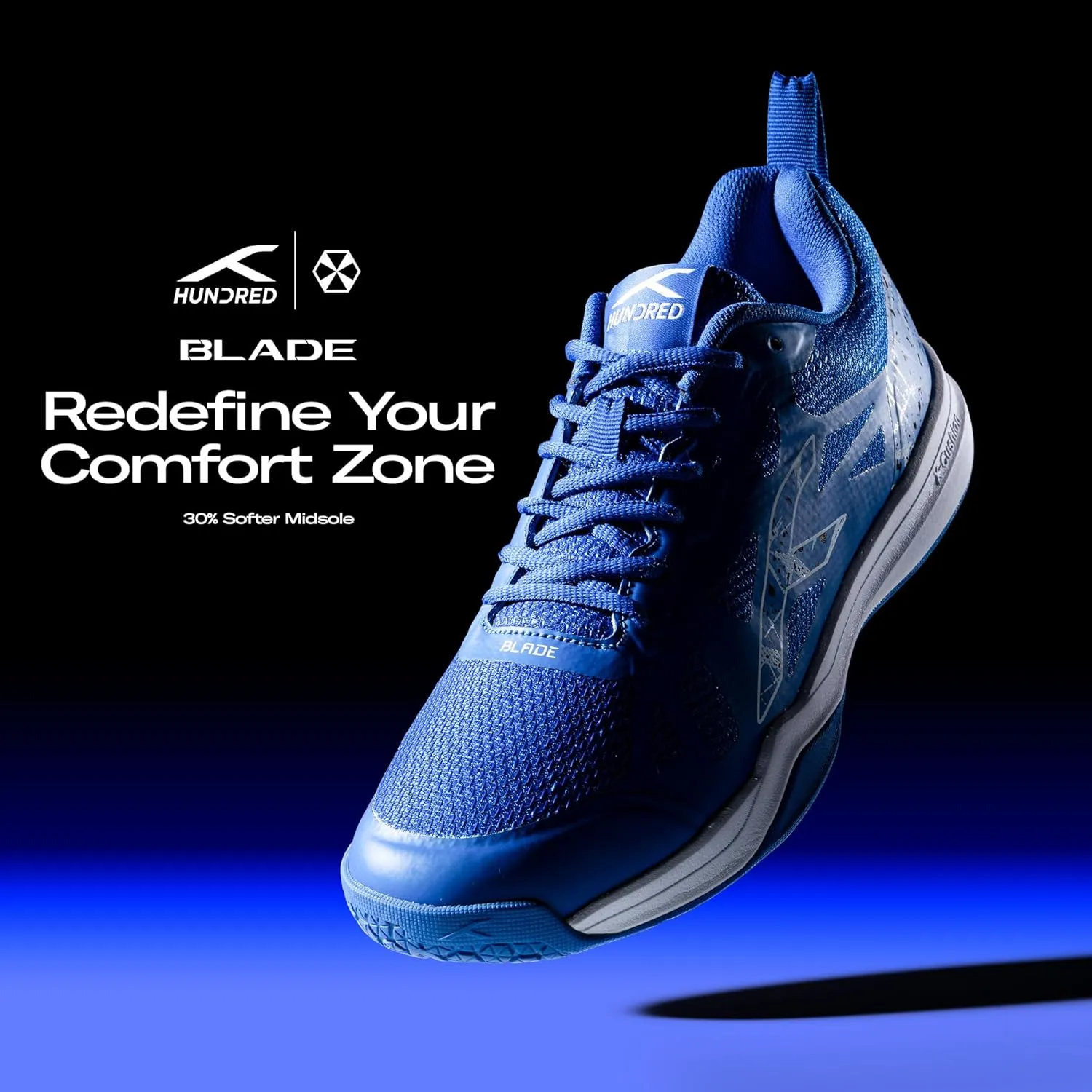 Hundred Men's Blade Non-Marking Shoes Badminton