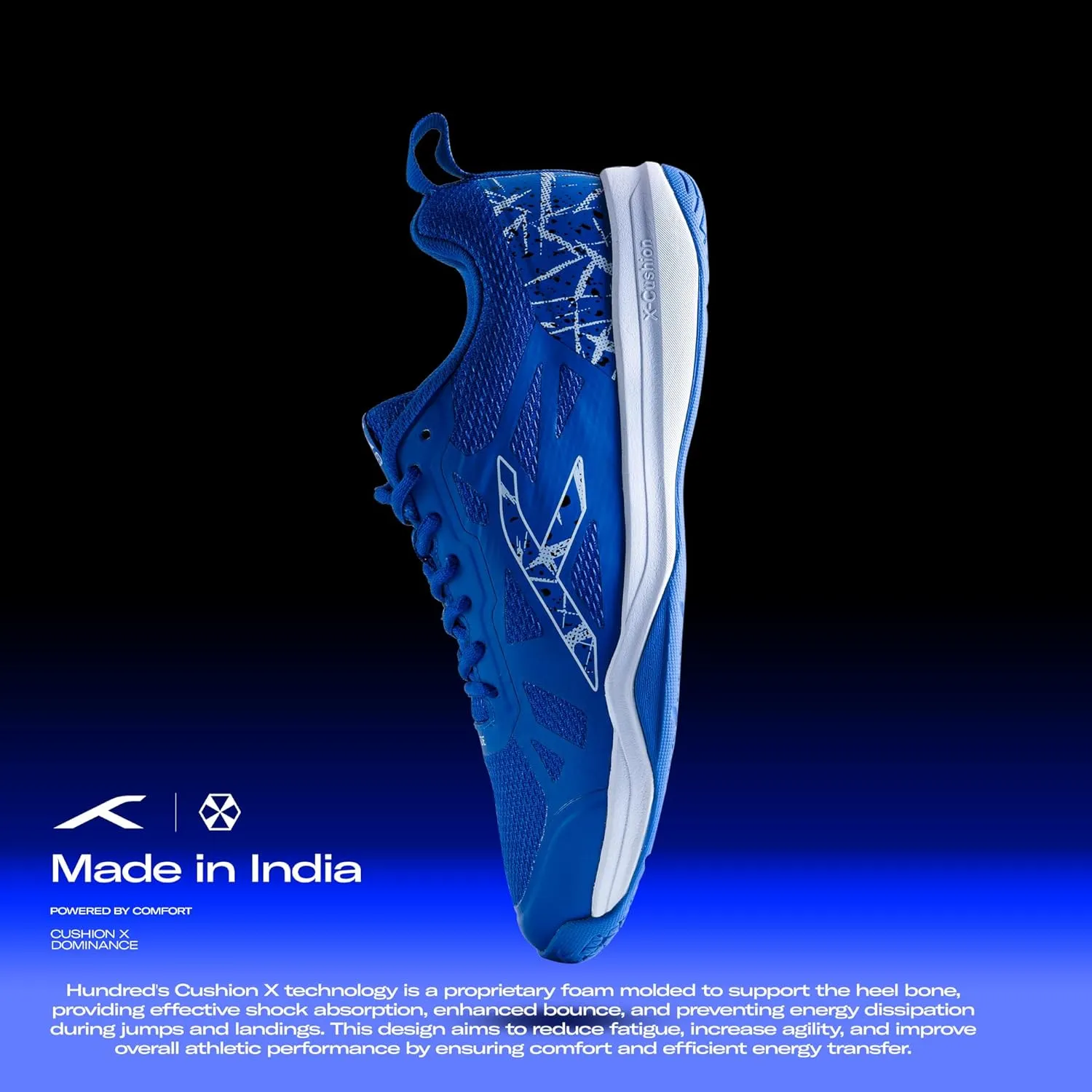 Hundred Men's Blade Non-Marking Shoes Badminton