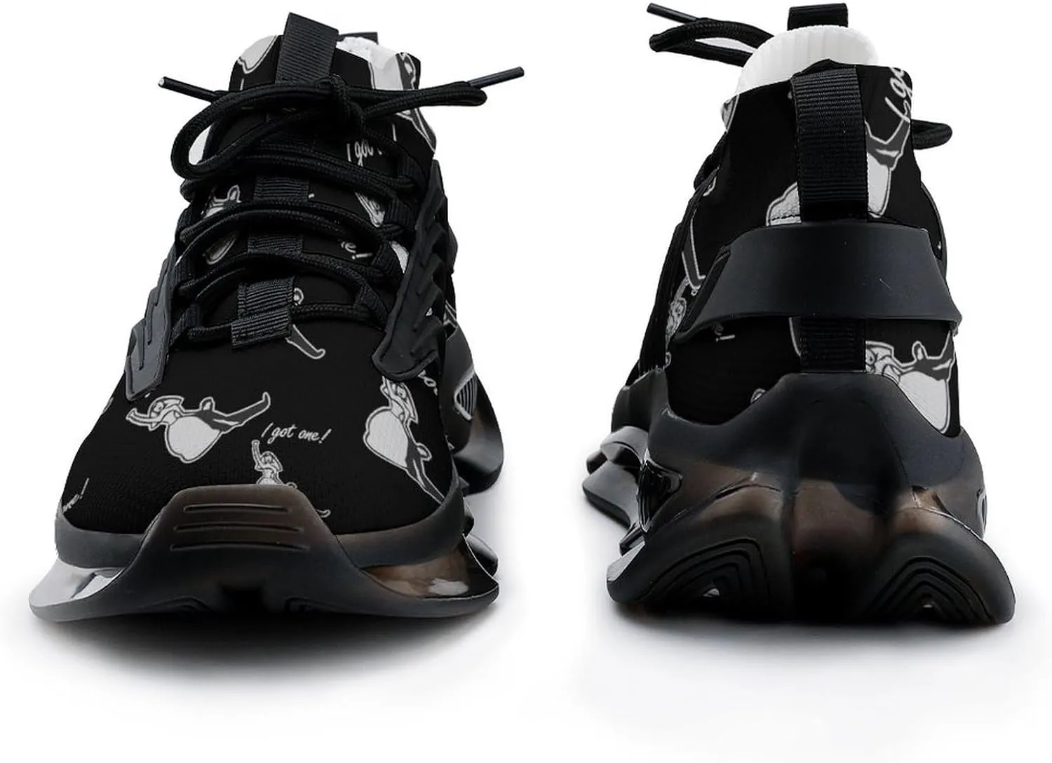 I Got One Gift for Bride Walking Shoes for Men Lightweight Tennis Fashion Elastic Sports Shoes Cushion Basketball Shoes
