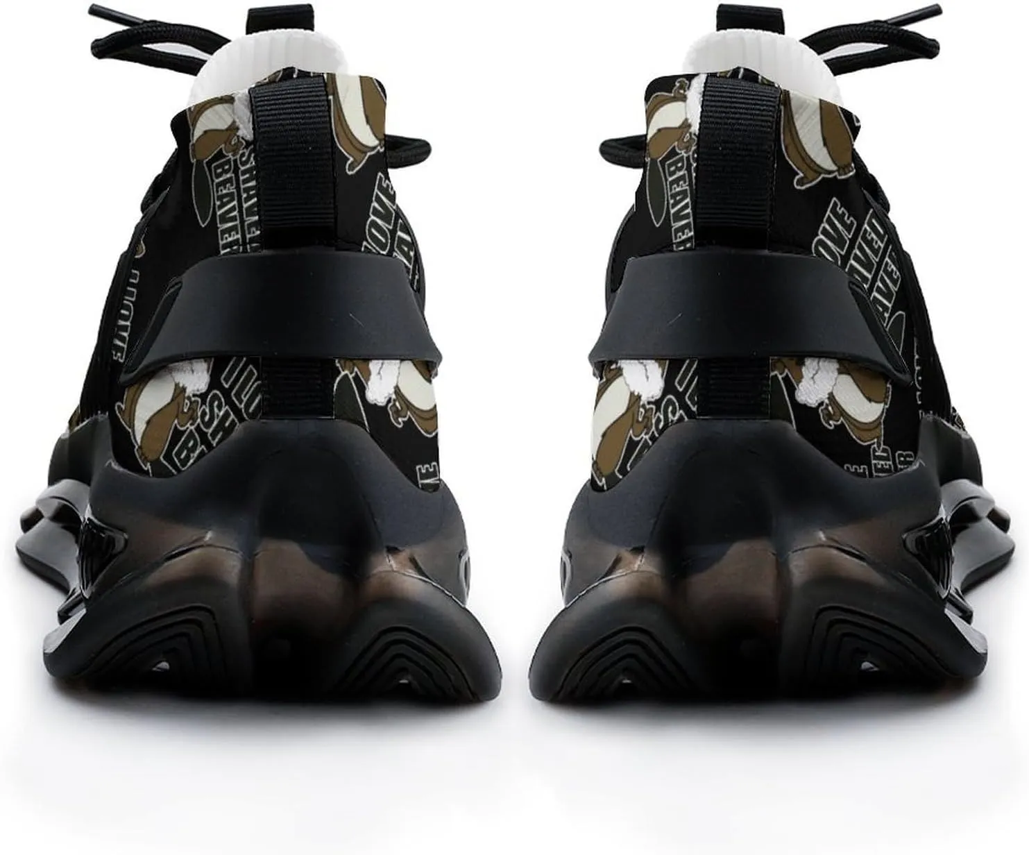 I Love A Shaved Beaver Walking Shoes for Men Lightweight Tennis Fashion Elastic Sports Shoes Cushion Basketball Shoes